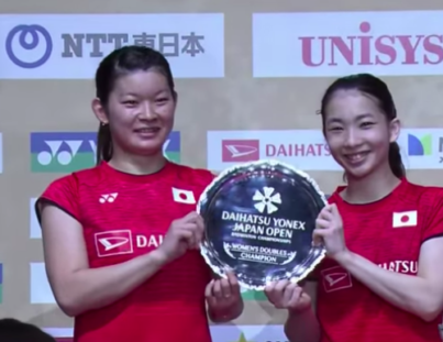 バドミントン女子ダブルス世界ランキング3位